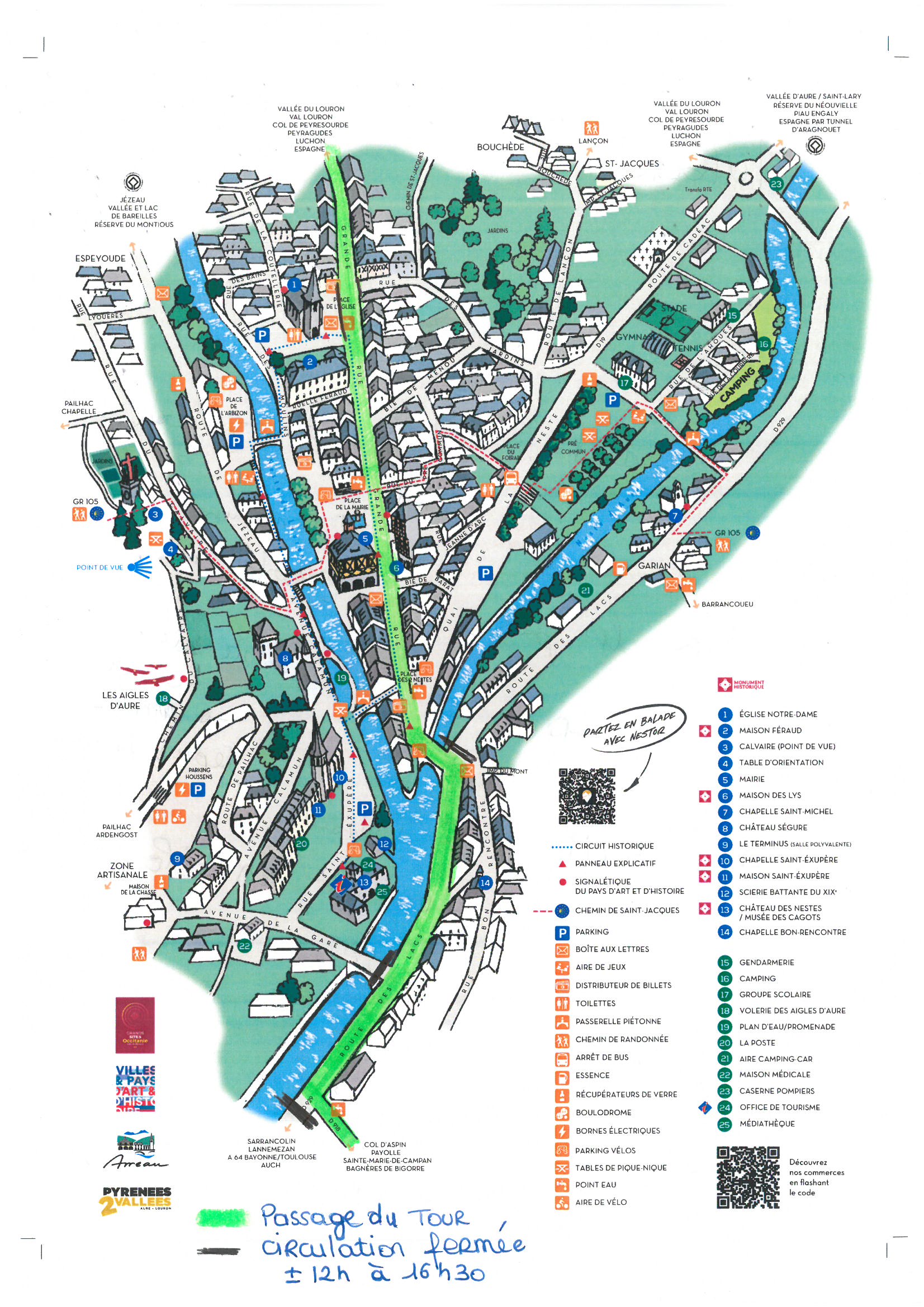 plan arreau avec tdf