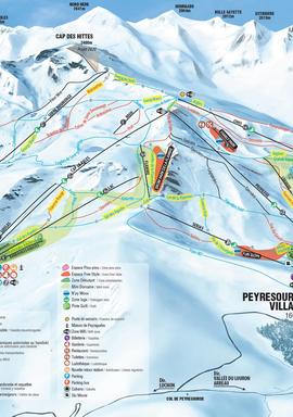 Pistes ski de Pyrénées2vallées - Peyragudes