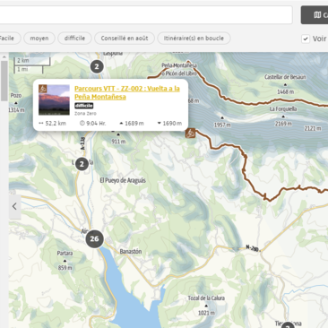 Les parcours Sportifs en Sobrarbe