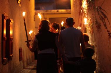 Visite nocturne aux flambeaux