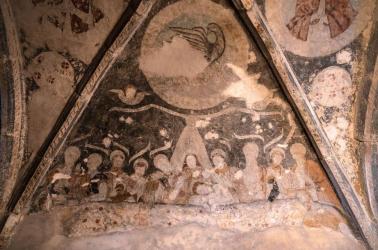 Peinture murale - église de Grailhen Peinture murale - église de Grailhen
