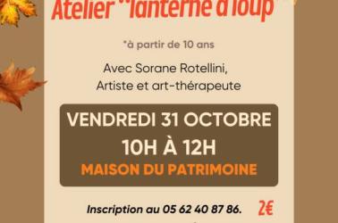 Atelier lanterne à loups - 1