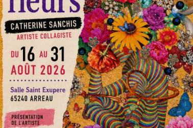 Catherine SANCHIS affiche expo 16 au 31 Août