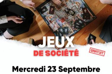Affiches Septembre - Jeux société - 23 Sept