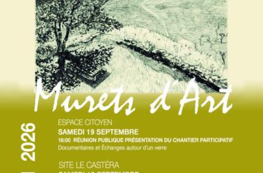 Affiche Murets d'art Aulon