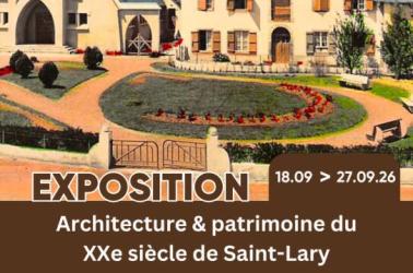 Affiche d'Exposition - Maison du Patrimoine - Parcours d'architectures