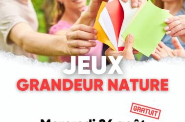 Animations Ete OT - Jeux grandeur nature