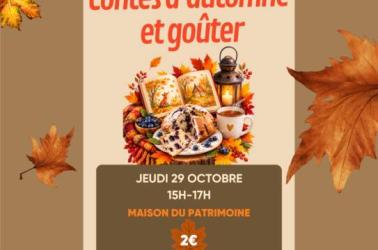 Affiches automnes Saint-Lary 2026 - conte d'automne 29 octobre