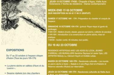 Affiche muret d'art Aulon