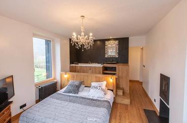 Chalet Dupont-@Birrien chambre 1 avec sdb WEB Chalet Dupont-@Birrien chambre 1 avec sdb WEB